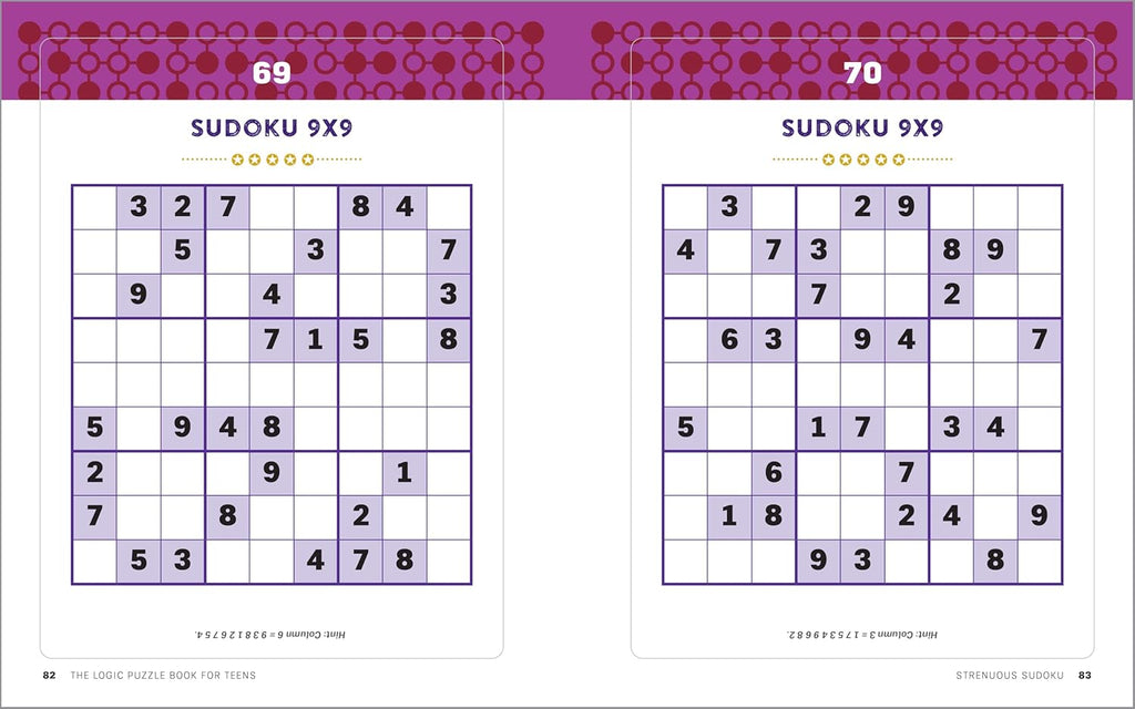 The Logic Puzzle Book for Teens: 100 Challenging Brain Games and Puzzles
