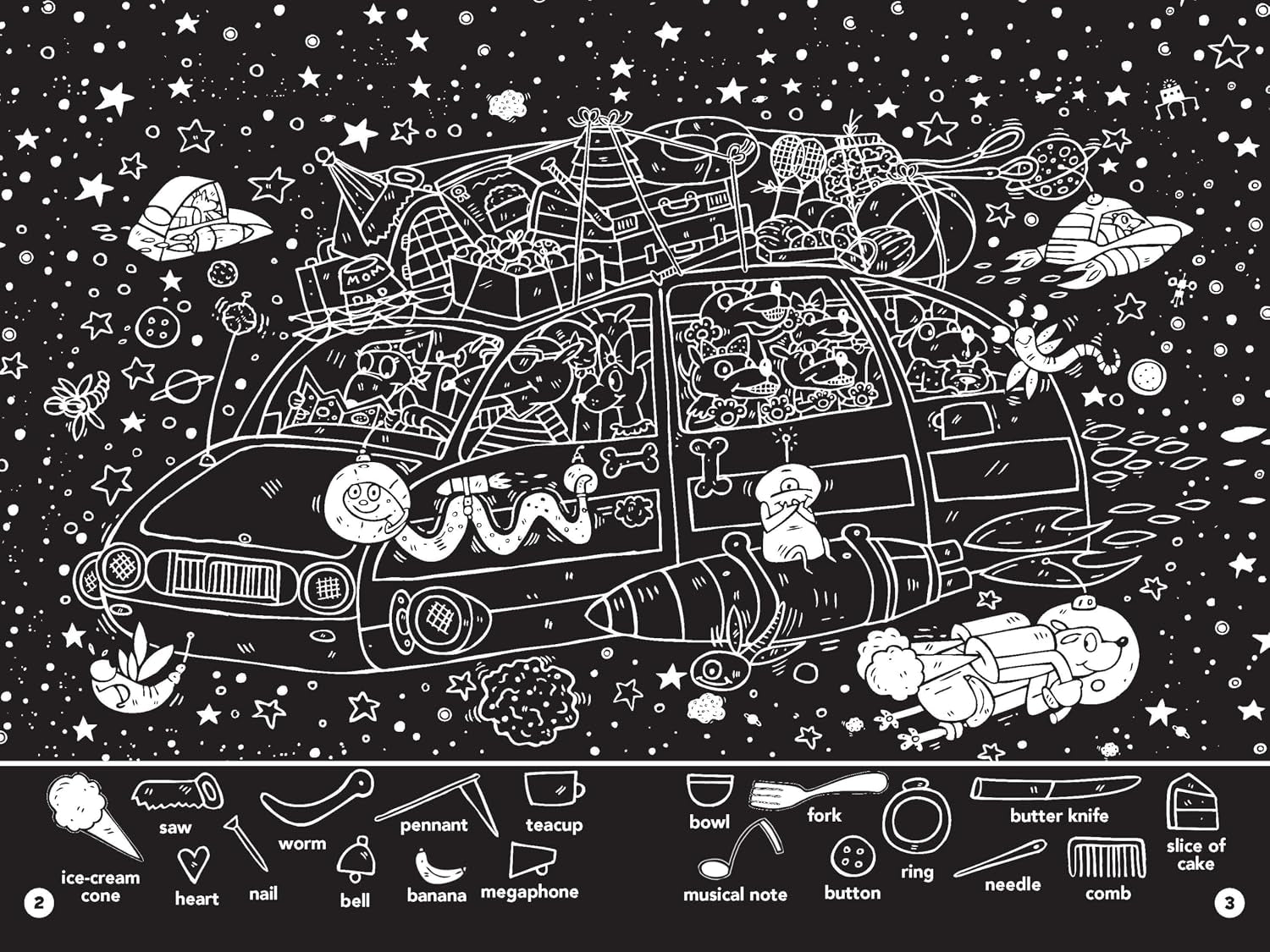 Space Hidden Pictures Puzzles to Highlight: Space-Themed Hidden Pictures Activity Book for Kids with Neon Highlighter Puzzles (Highlights Hidden Pictures Puzzles to Highlight Activity Books)