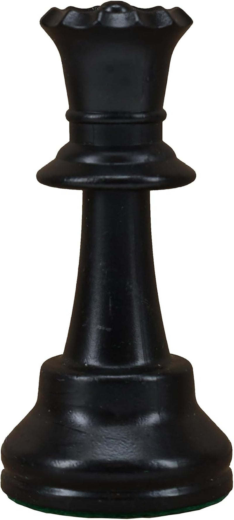 Replacement Staunton Chess Piece - Dark Queen for Tournament Chess Set, Plastic Chess Piece with Felt Bottom, Classic Design, Replacement Chess Pieces for Chess Set