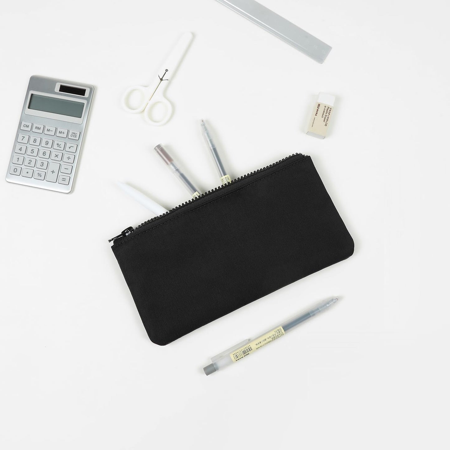 Minimalist School Work Organizer Bag for Traveling Portable Letter Writing Stationery Pouch Oxford Cloth
