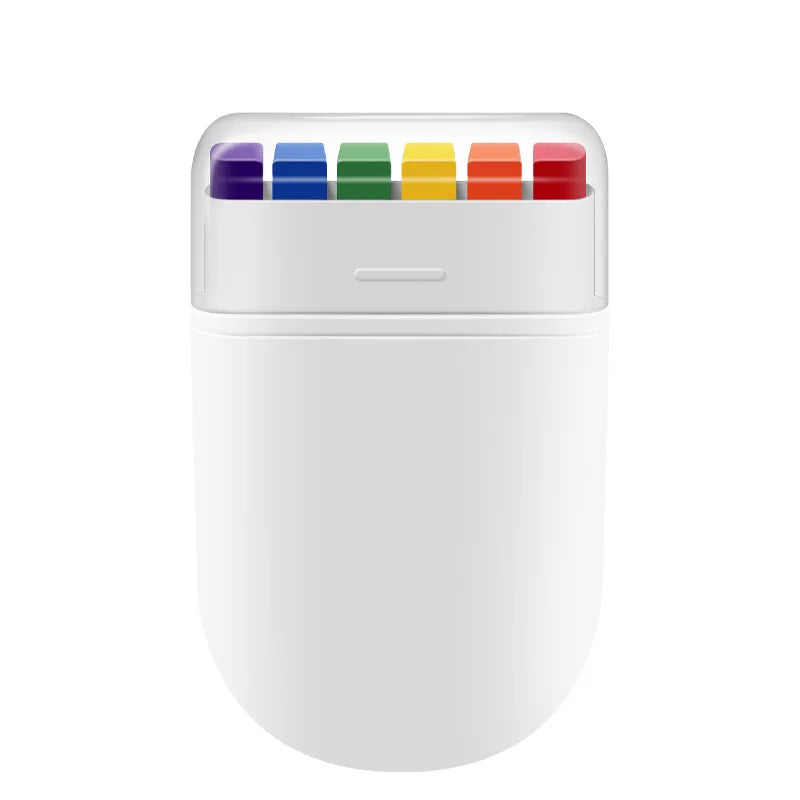 1/6Pcs Rainbow Crayon Paint Color Set - Birthday Party Colorful Theme Oil Pastel Accessories, DIY Rainbow Colors Graffiti Pen