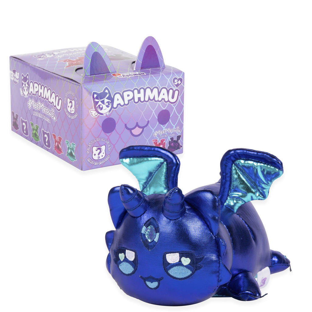 6” Meemeow Mystery Plush – Dragons, Youtube Gaming Channel, Blind Box, 1 of 8 Possible Toys, Fun Dragon Meemeows Official Brand Merch Ages 5+