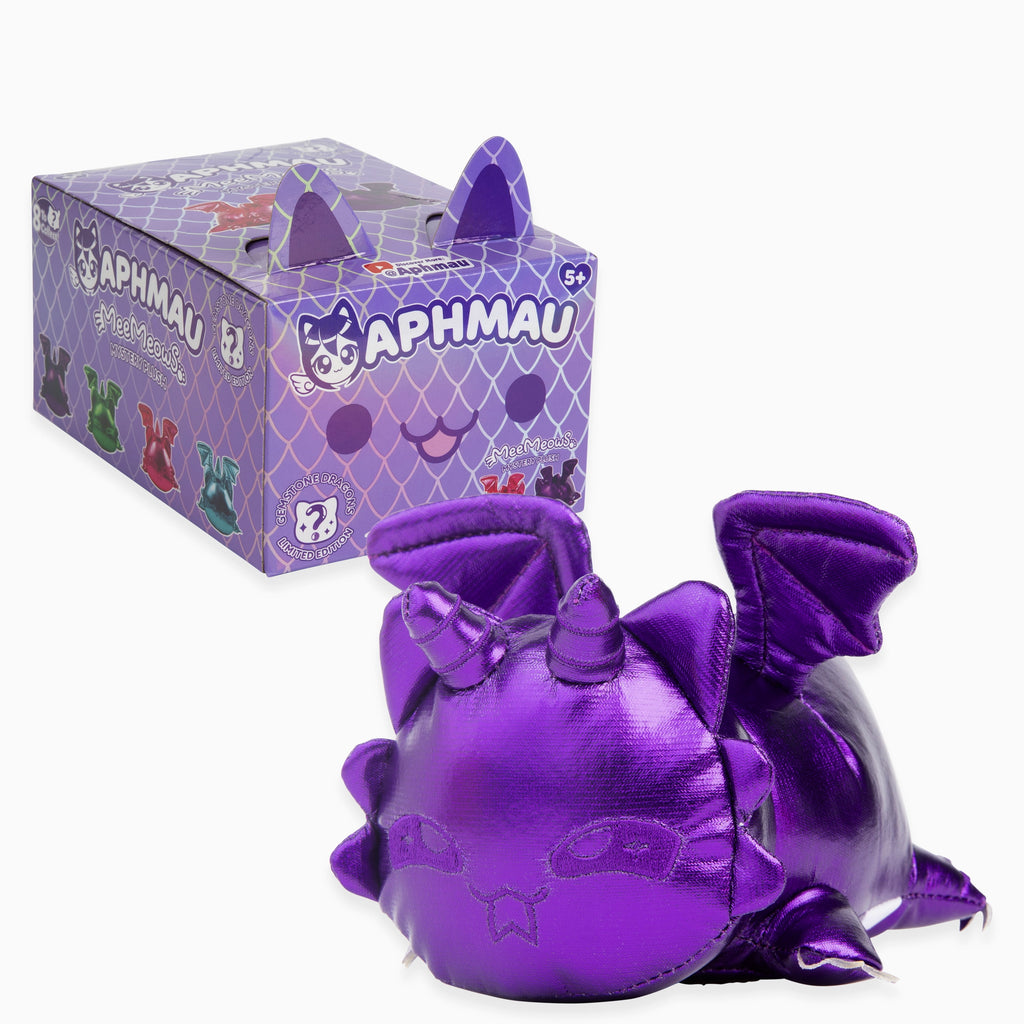 6” Meemeow Mystery Plush – Dragons, Youtube Gaming Channel, Blind Box, 1 of 8 Possible Toys, Fun Dragon Meemeows Official Brand Merch Ages 5+