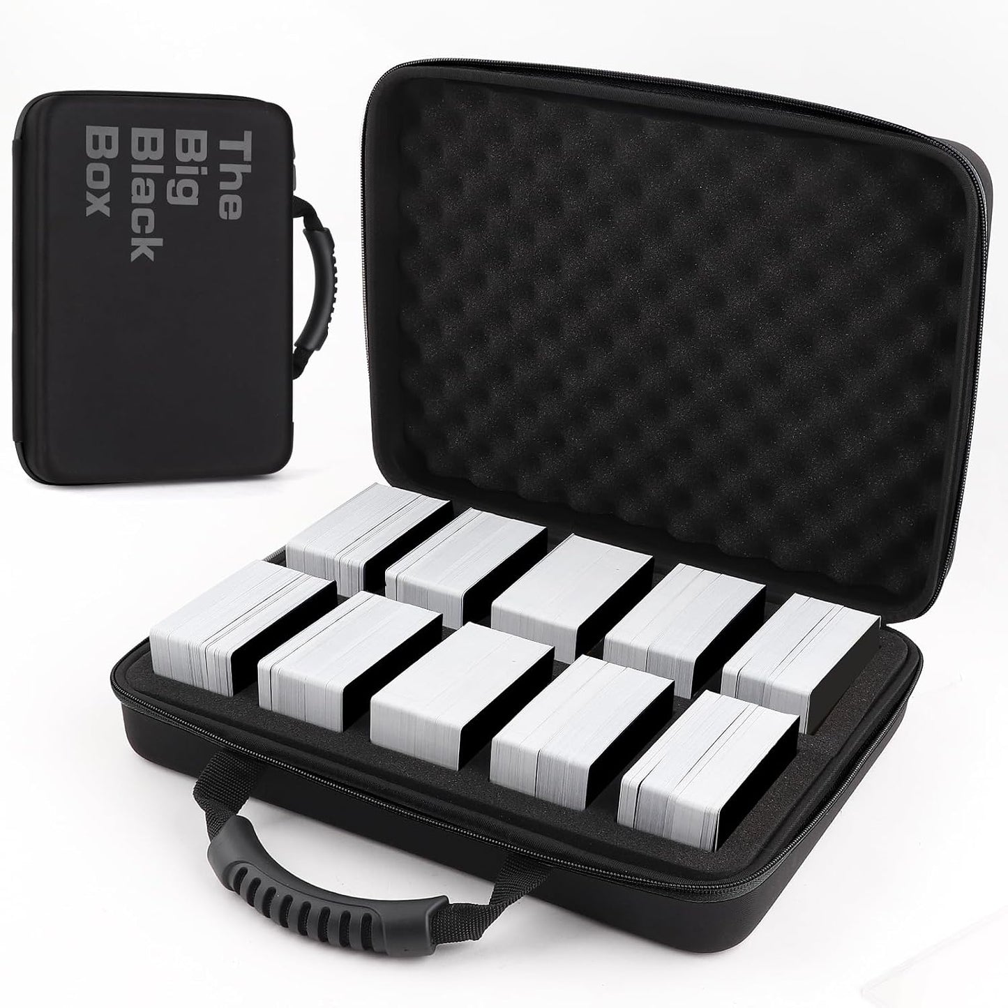 1200-2200 Card Game Case for Cards against Humanity Game,Collectible Trading Card Storage Holder Compatible for Pokemon Cards, Sports Card and Baseball Cards,Playing Card Travel Carrying Case Fit All