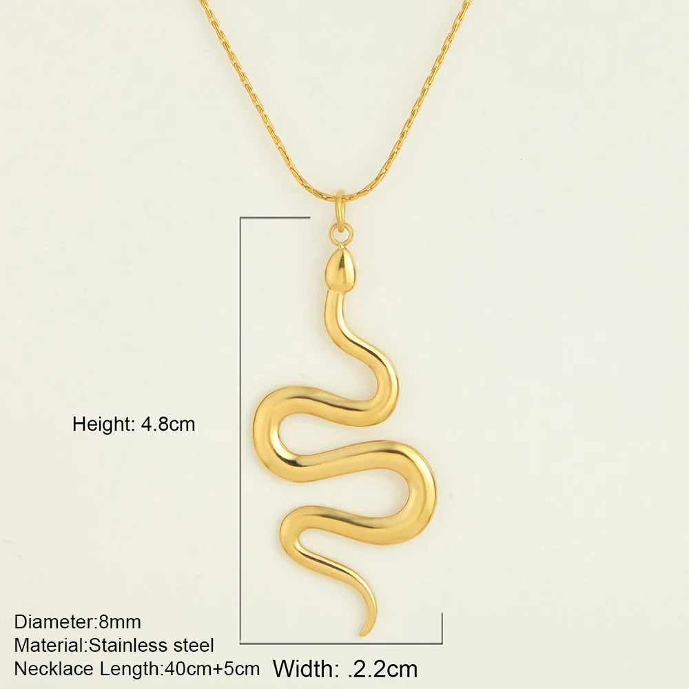Ocean Series Golden Choker Stainless Steel Pendant Necklace for Women Shell Starfish Pendants Women'S Chunky Jewelry Accessories