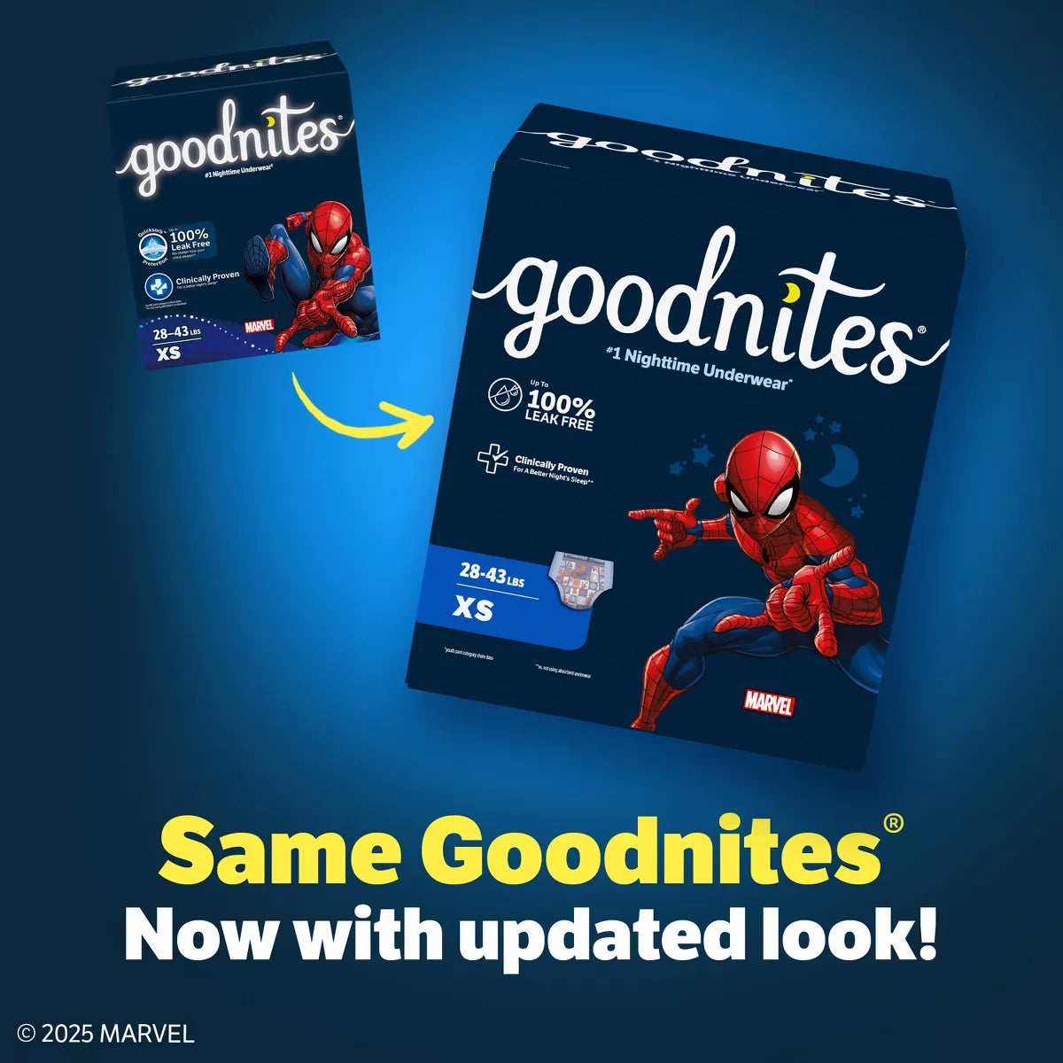 Goodnites Boys' Nighttime Underwear - (Select Size and Count)