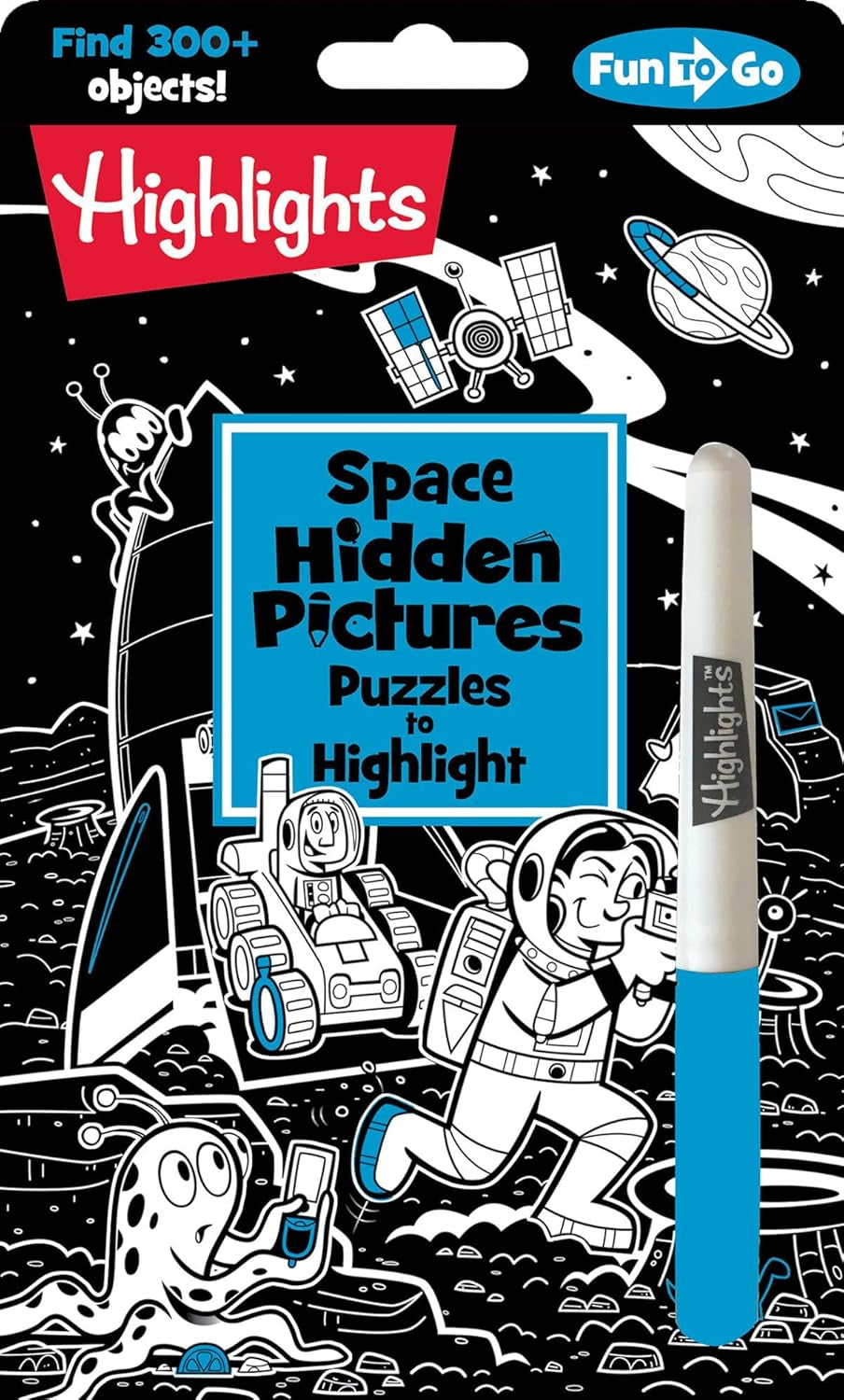 Space Hidden Pictures Puzzles to Highlight: Space-Themed Hidden Pictures Activity Book for Kids with Neon Highlighter Puzzles (Highlights Hidden Pictures Puzzles to Highlight Activity Books)