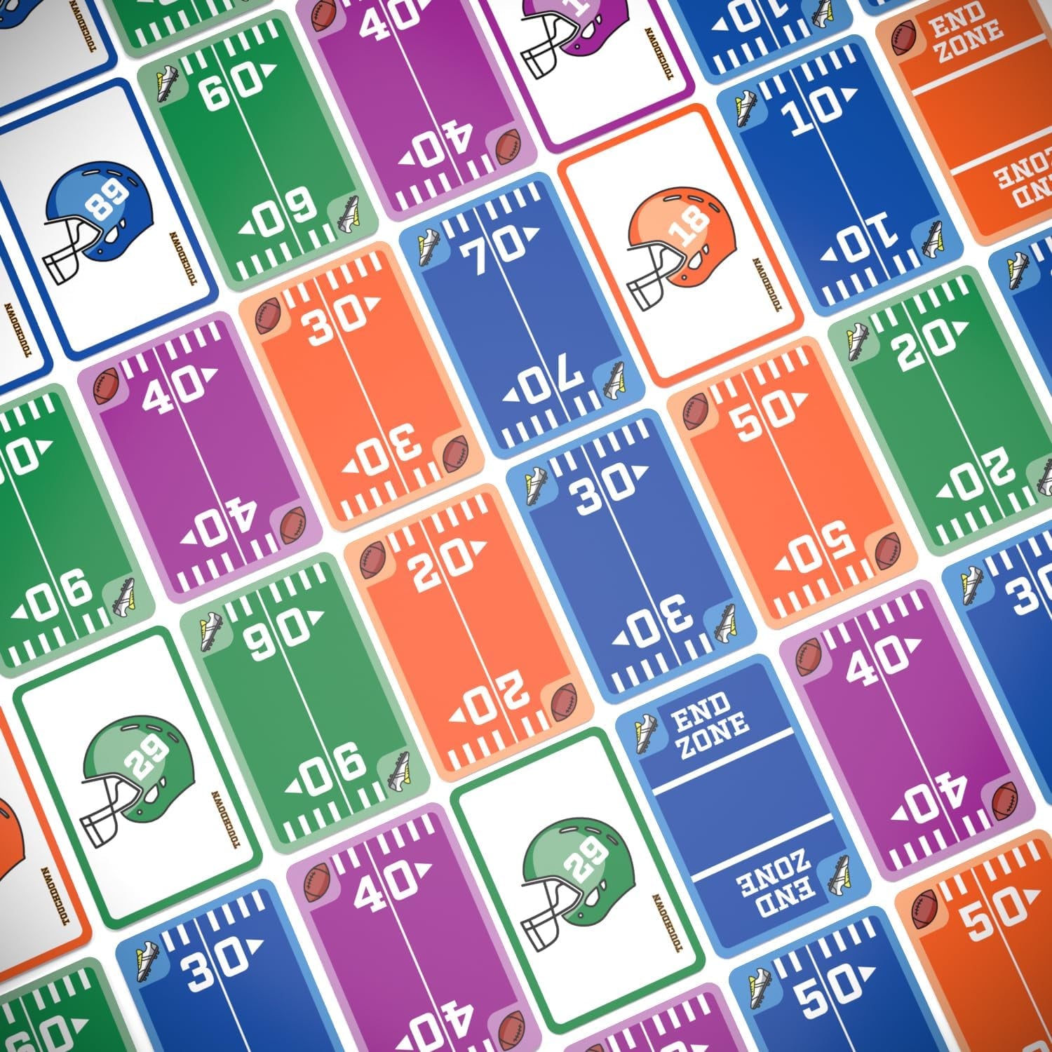 - Fast-Paced, Football Themed Card Game That Anyone Can Play, 2-4 Players, Fun Card Games for Adults, Kids, Families and Game Nights, Stocking Stuffers, Football Gifts