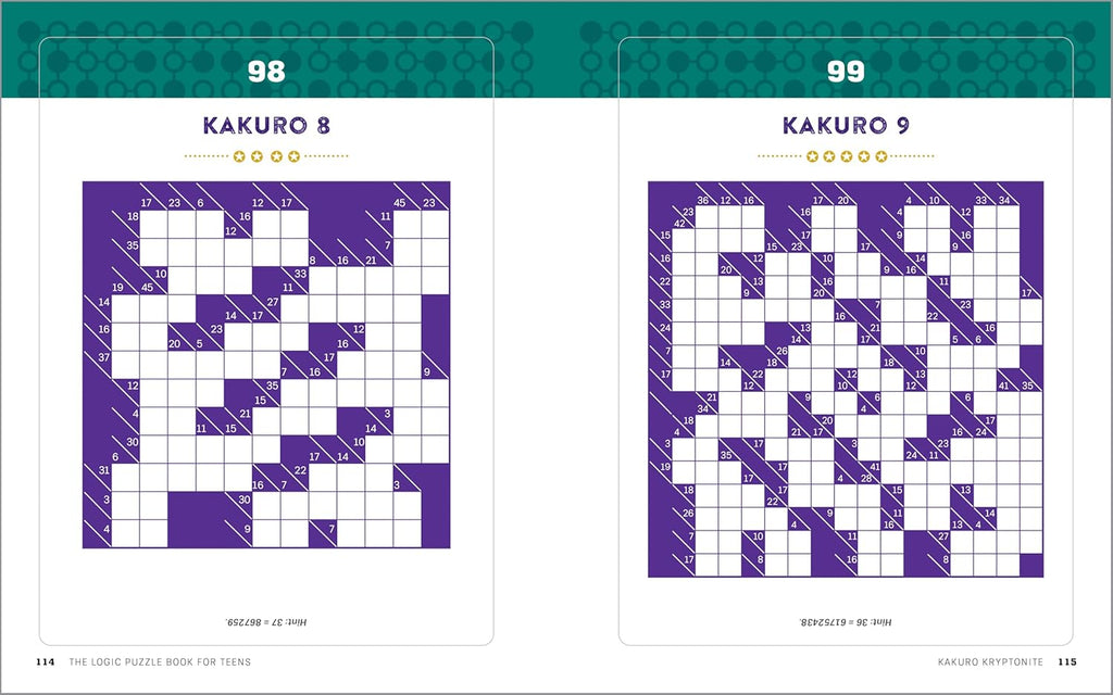 The Logic Puzzle Book for Teens: 100 Challenging Brain Games and Puzzles