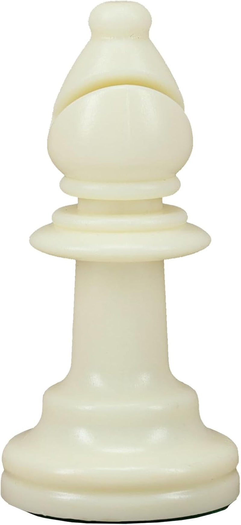 Replacement Staunton Chess Piece - Light Bishop for Tournament Chess Set, Plastic Chess Piece with Felt Bottom, Classic Design, Replacement Chess Pieces for Chess Set