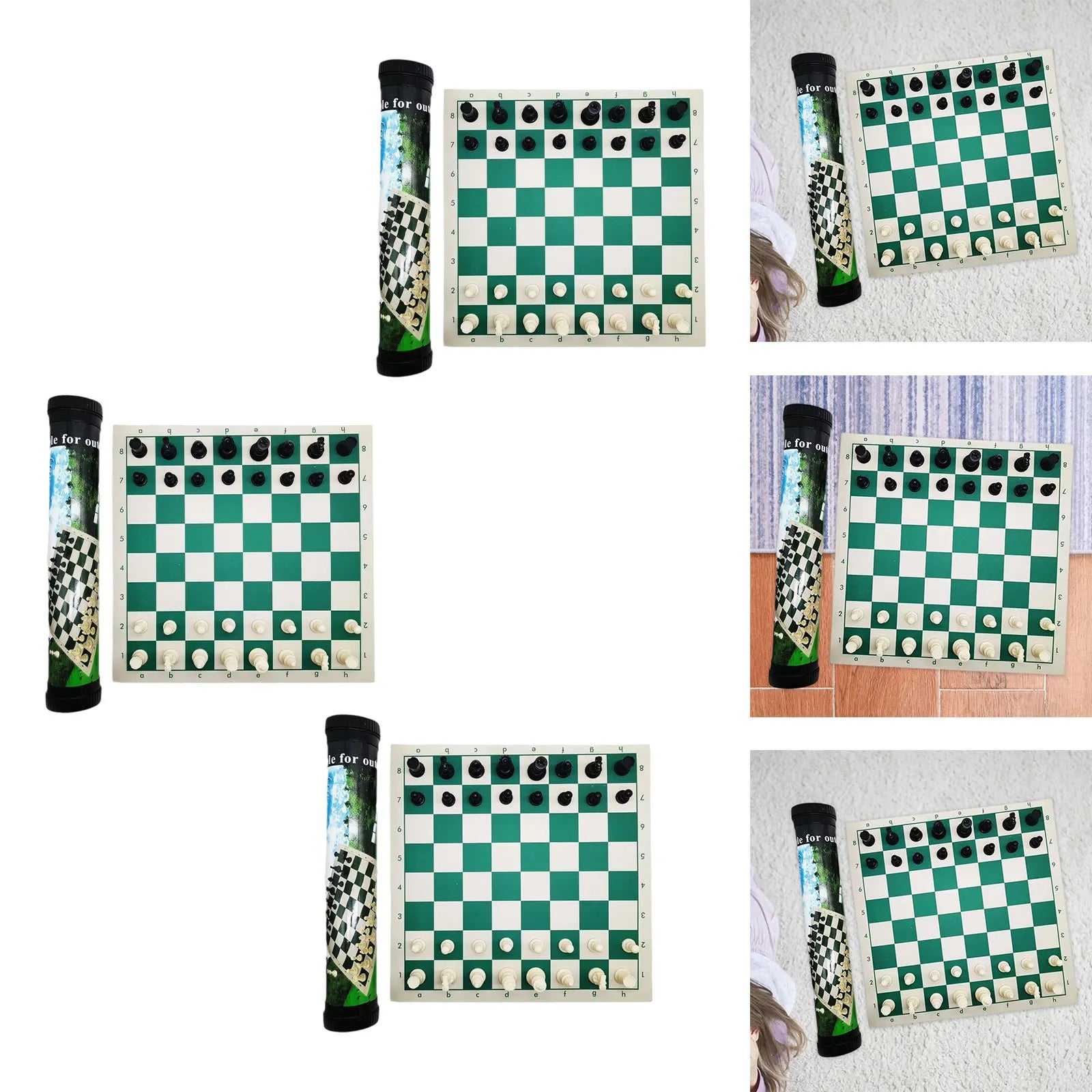 Travel Chess Set Convenient Chess Pieces Board Professional Party Games Tournament for Family Adults Kids Leisure Chess Lovers