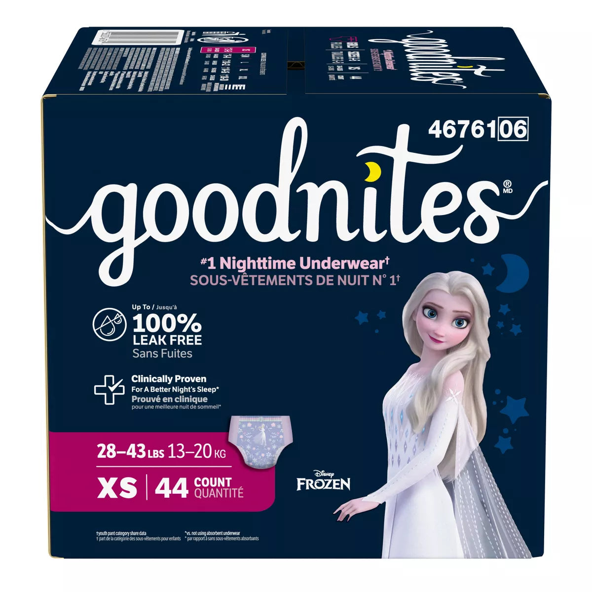 Goodnites Girls' Nighttime Underwear - (Select Size and Count)