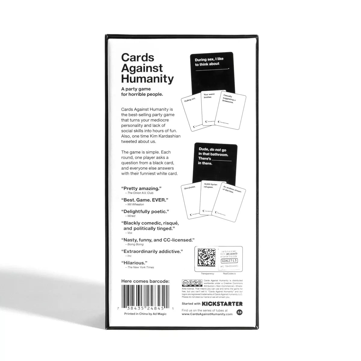 Cards against Humanity • Main Game