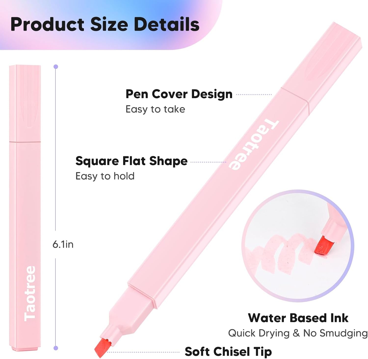 12Pcs Aesthetic Cute Highlighters Assorted Colors, Back to School | Bible Highlighters and Pens No Bleed, Chisel Tip Pastel Markers Pens for Journaling, School Supplies, Office Desk Accessories