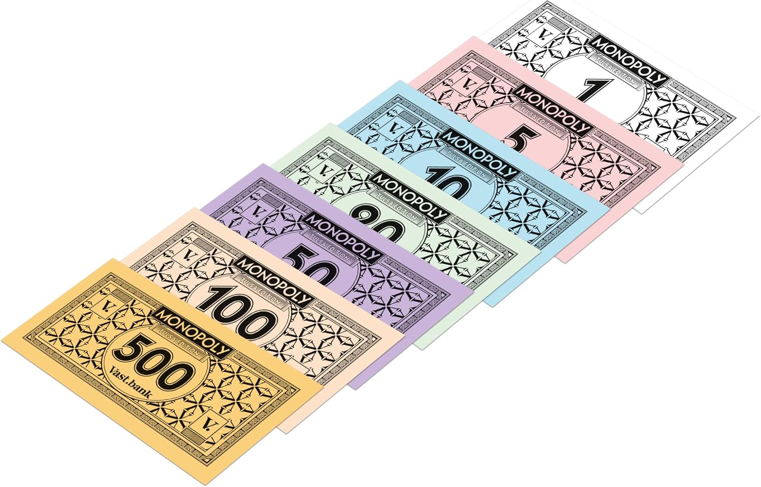 Monopoly Board Game Tulsa Edition: 2-6 Players Family Board Games for Kids and Adults, Board Games for Kids 8 and Up, for Kids and Adults, Ideal for Game Night