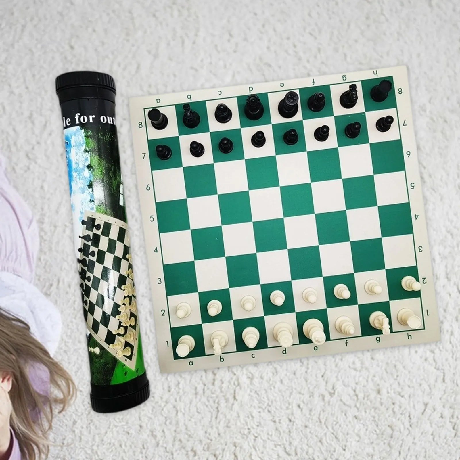 Travel Chess Set Convenient Chess Pieces Board Professional Party Games Tournament for Family Adults Kids Leisure Chess Lovers