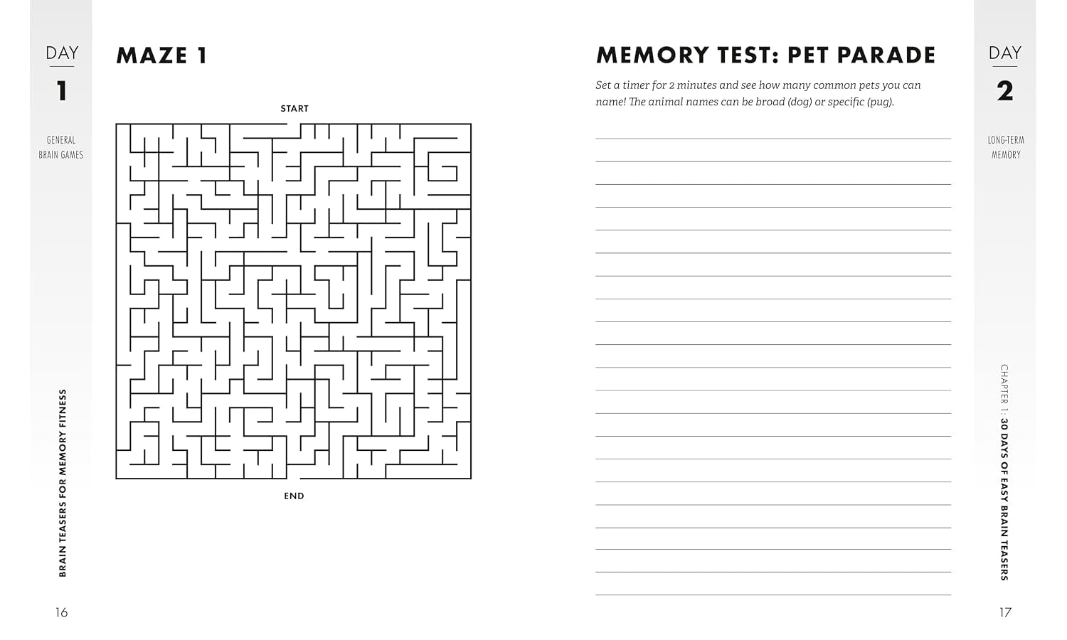 Brain Teasers for Memory Fitness: 90-Day Challenge to Strengthen Recall and Improve Cognitive Skills (Brain Fitness Puzzle Games)