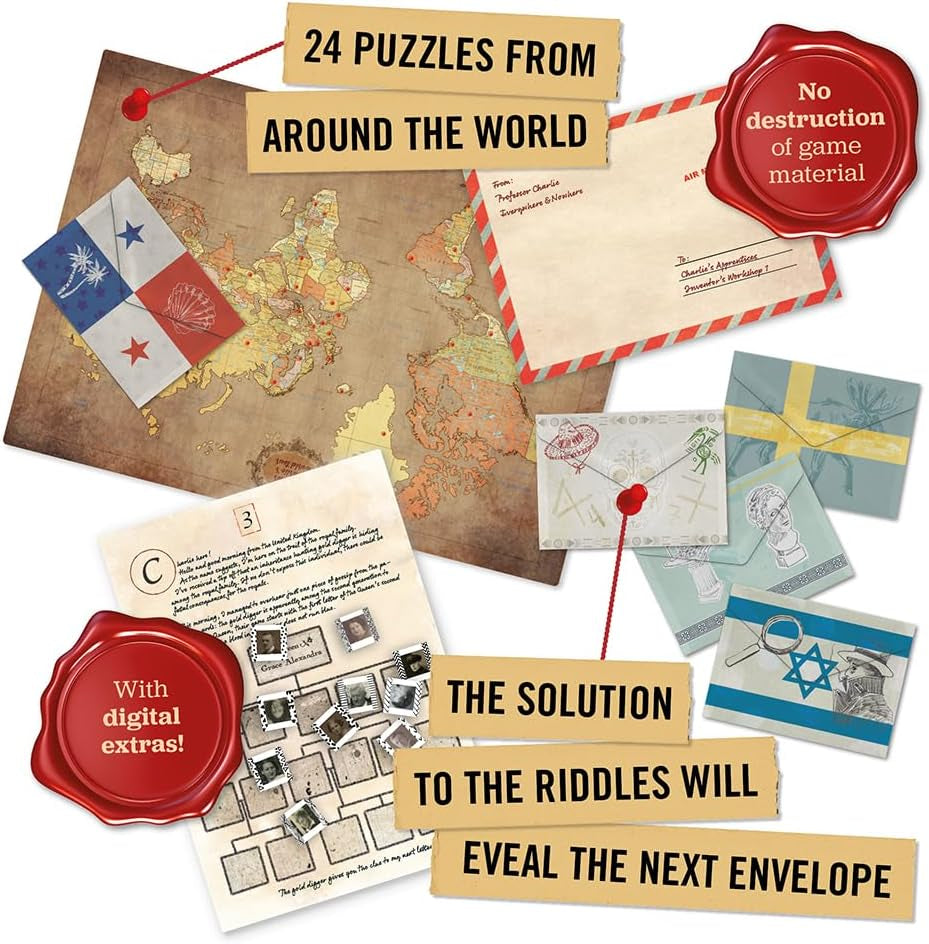 - Professor Charlie'S World Tour - Advent Calendar 2025 - a Puzzle Game in 24 Episodes (English Edition)