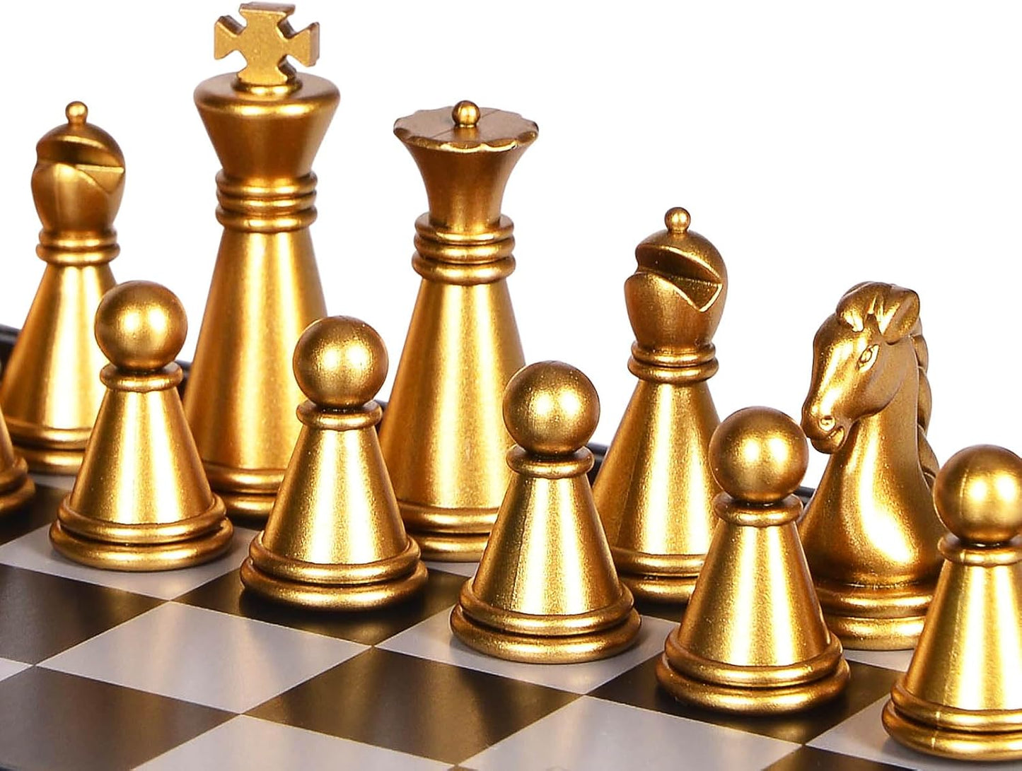 5" Mini Chess Set Travel Board Game with Magnetic Folding Chess Board Portable and Store Chess Pieces Pocket Chess Games for Kids and Adult,Easy to Carry