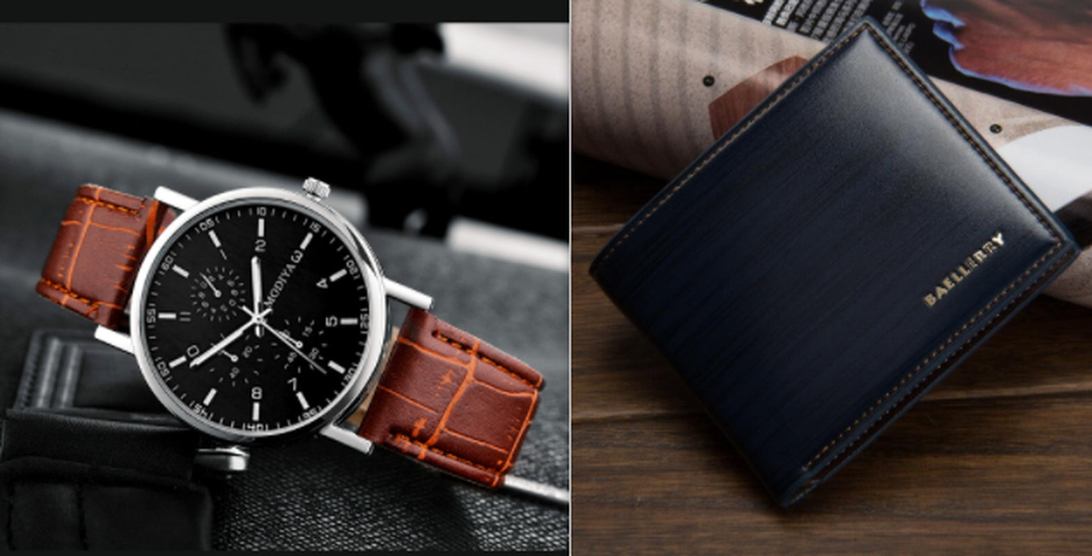 3 Folds Carteira Men'S Wallets