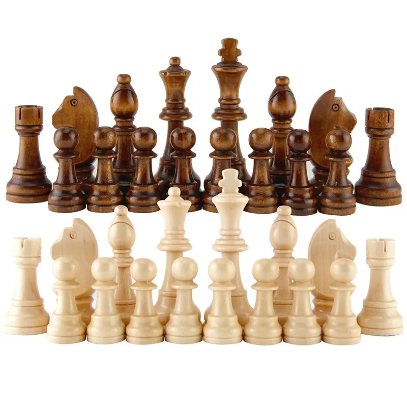 32Pcs Chess Pieces Complete Chessmen International Word Chess Set Chess Piece Entertainment Accessories