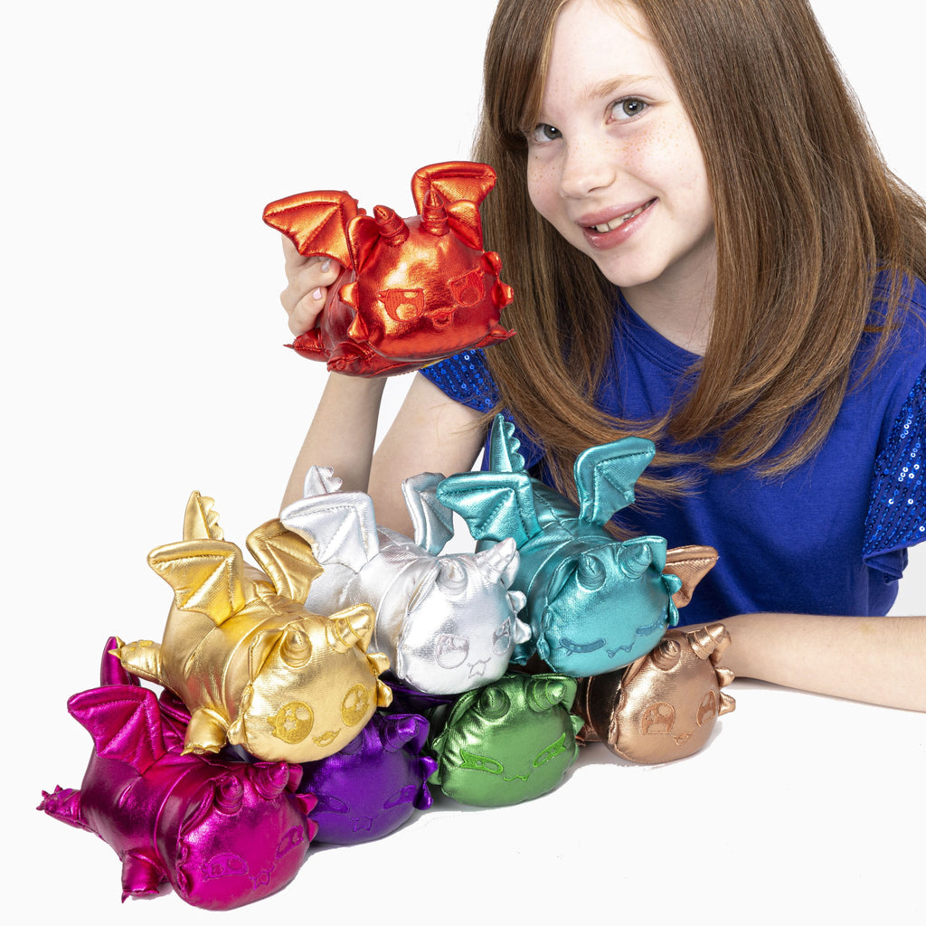 6” Meemeow Mystery Plush – Dragons, Youtube Gaming Channel, Blind Box, 1 of 8 Possible Toys, Fun Dragon Meemeows Official Brand Merch Ages 5+