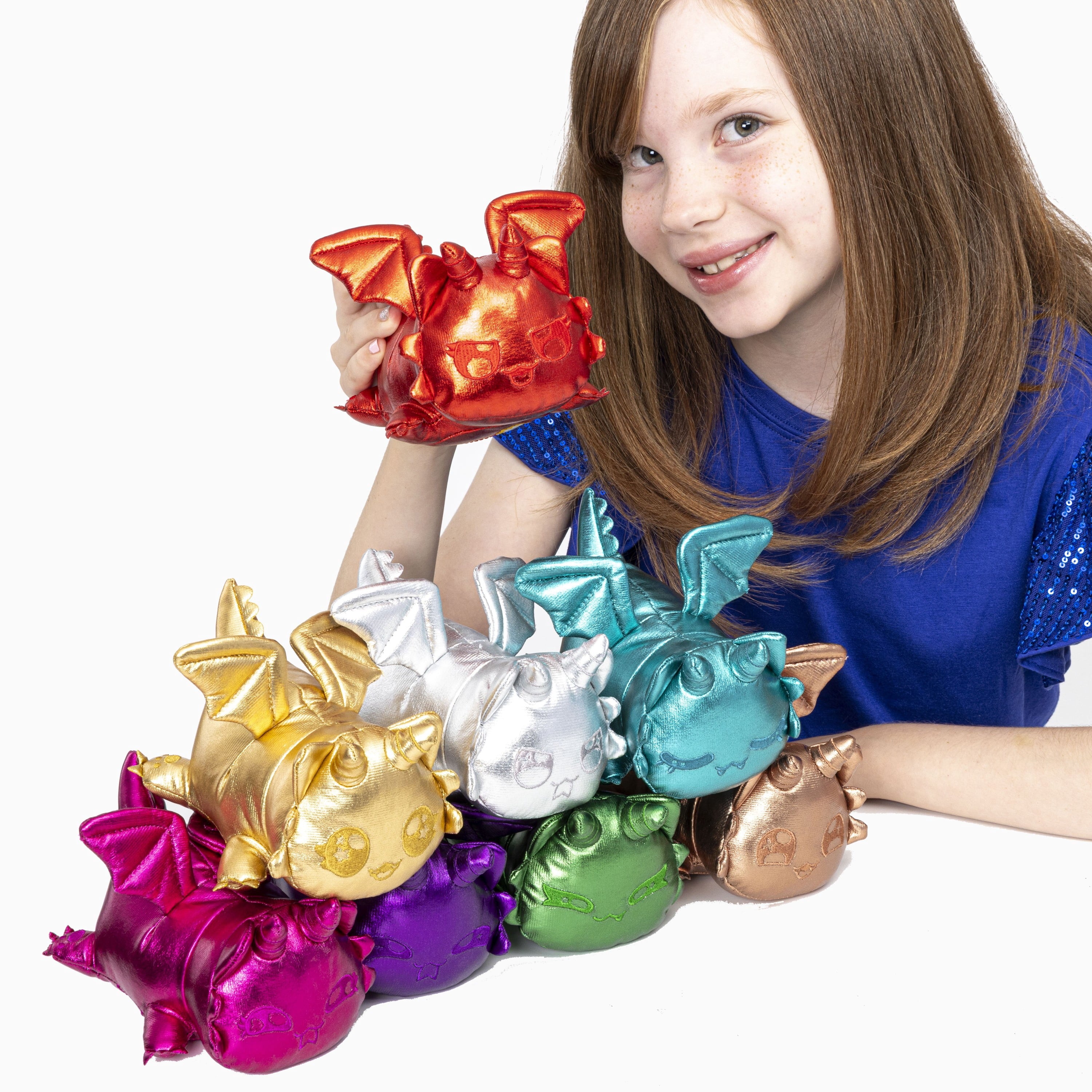 6” Meemeow Mystery Plush – Dragons, Youtube Gaming Channel, Blind Box, 1 of 8 Possible Toys, Fun Dragon Meemeows Official Brand Merch Ages 5+