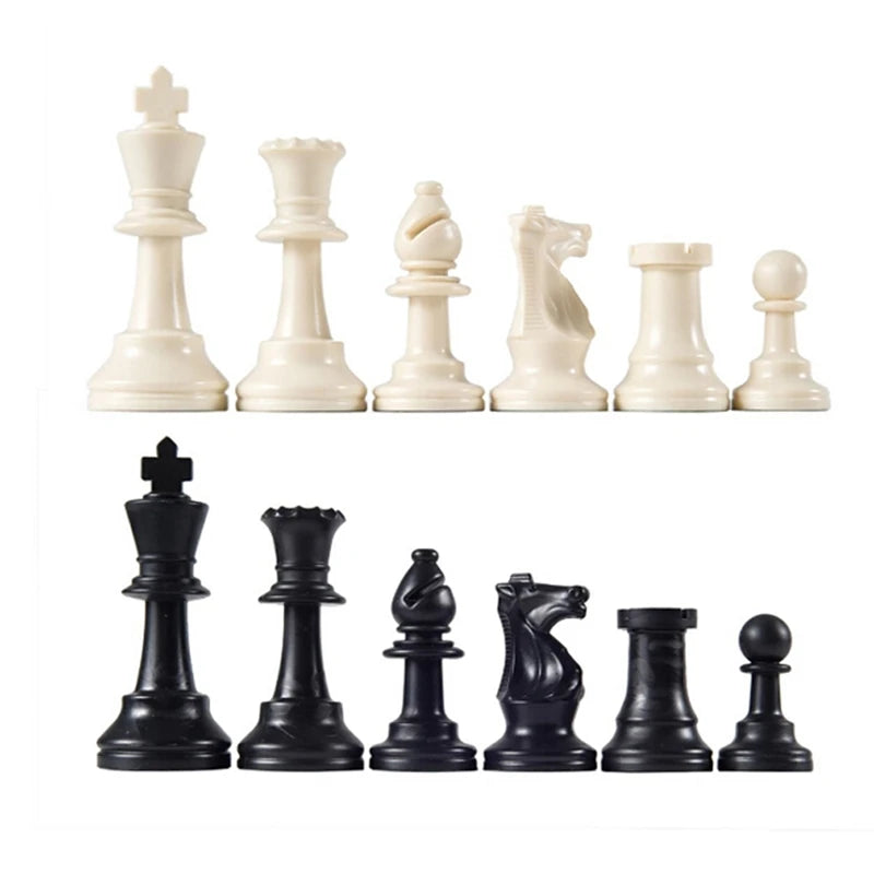 32Pcs Chess Pieces Complete Chessmen International Word Chess Set Chess Piece Entertainment Accessories