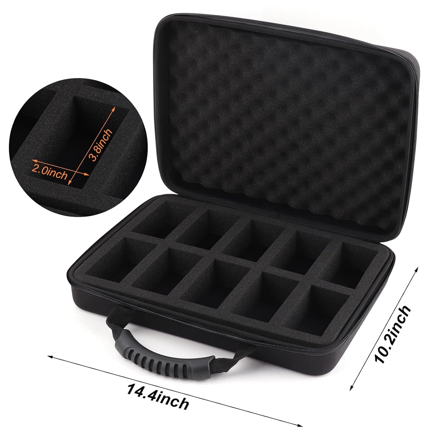 1200-2200 Card Game Case for Cards against Humanity Game,Collectible Trading Card Storage Holder Compatible for Pokemon Cards, Sports Card and Baseball Cards,Playing Card Travel Carrying Case Fit All